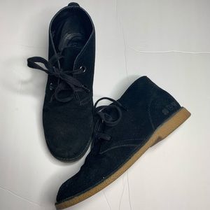 Lucky Brand Emillia Black Leather Booties